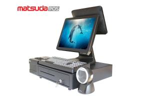 Buy cheap Professional Pos Manufacturer 15 Inch Dual Touch Screen Pos System For Sale product