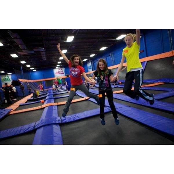 263M2 Relaxing Indoor Kids Commerical Trampoline Park for Sky Zone Spring Round Trampoline