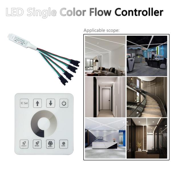 2048 Pixels Rf Wireless Remote LED Controller For White Flowing Light Strip