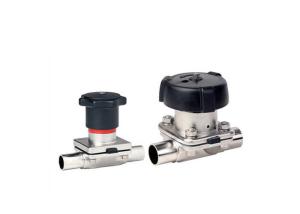 Buy cheap Professional Sanitary Diaphragm Valves , Manual Operated Valve Clamp Ends product