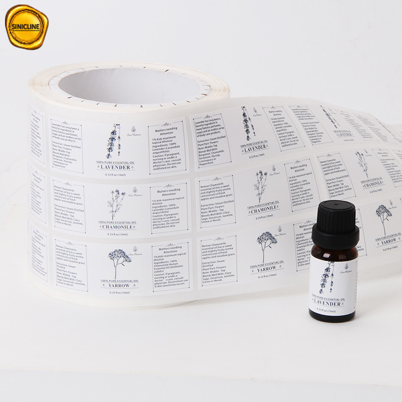 25cm Kraft Paper Sticker Labels Custom Brown Paper Label Printing For Ampoule