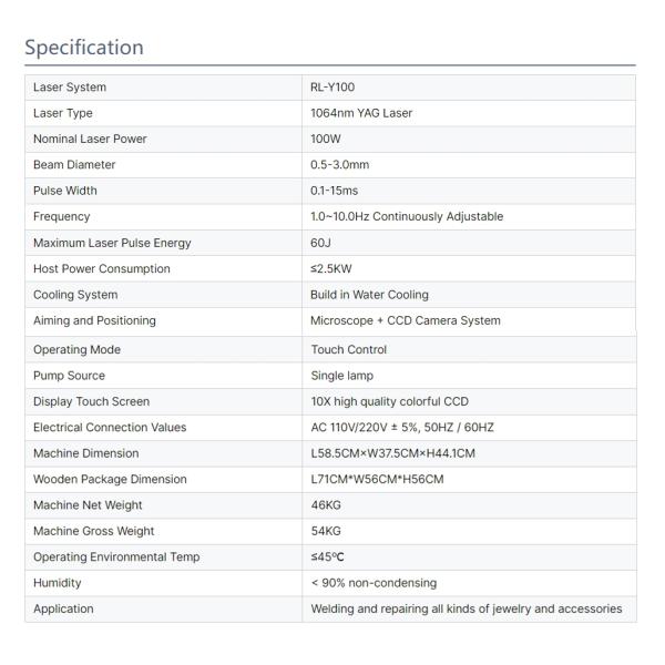 IKO Guided Portable Desktop Silver Gold YAG Pulse 100W Mini CCD Jewelry Welding Fiber Laser Welder Machine by RAYCUS