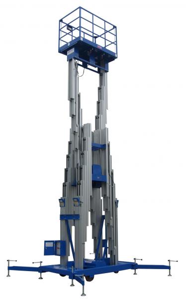Quality 18M Platform Height 150kg Loading Capacity Aerial Work Platform with Six Mast for sale