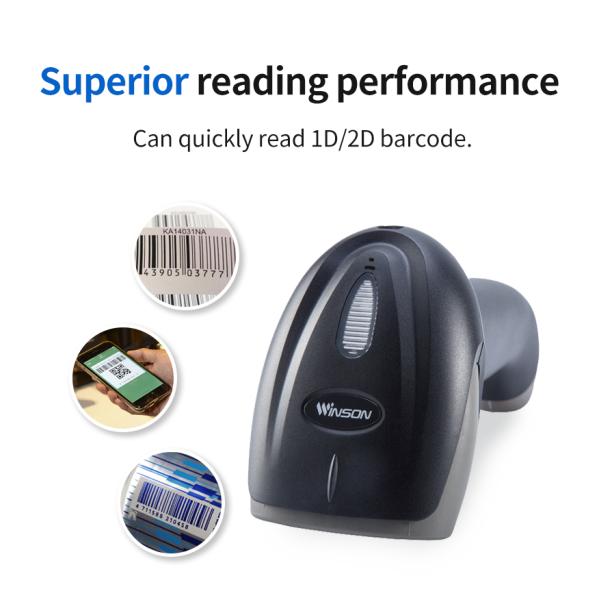 Handheld CMOS 2D Usb Barcode Reader 1D 2D Barcode Scanner for Barcode Printer