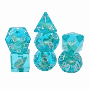 Buy cheap conch resin board game dice set dnd dice product
