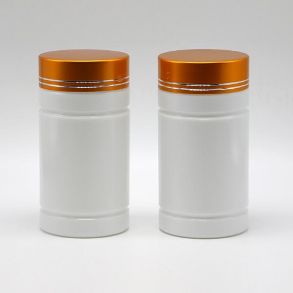 Pharmacy 200mL HDPE Plastic Bottles with Screw Cap and Straight Cylinder Shape
