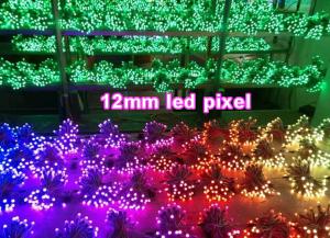 Buy cheap LED Modules F12 String Light DC5V 12mm 1903 Fullcolor IP68 Outdoor Waterproof Advertisement LED Pixel product