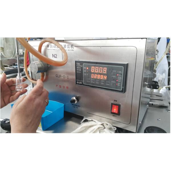 GLF-I-II Gear Pump Olive Oil Bottling Machine Double Heads Liquid Filling Machine,Oil Filler (3-3000ml)