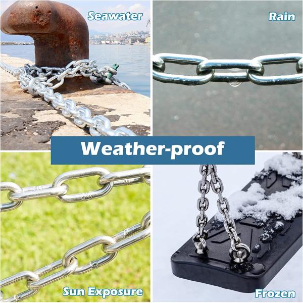 Black Finish Standard High Test Steel Round Conveyor Link Chain for High Durability