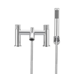 Buy cheap Double Handle Bath Shower Faucet luxurious polished chrome finish T9681 product