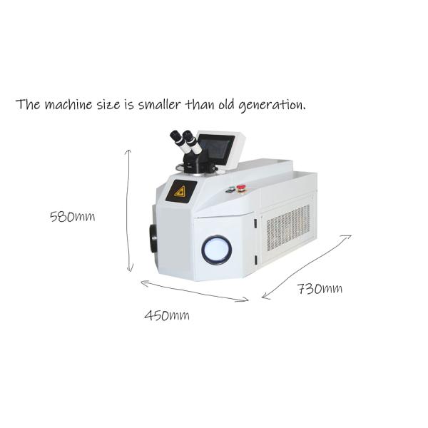 Small Size 1.064um Gold Laser Soldering Machine For Jewellery
