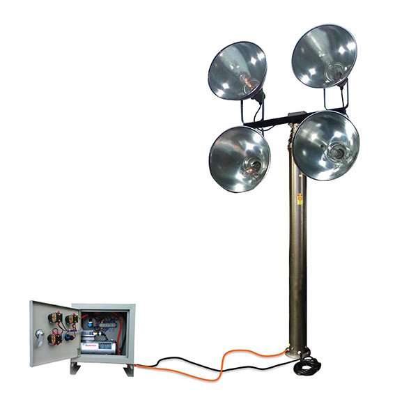Buy cheap 9m Mast Lighting Tower System with 4000W Metal Halide Lamps product