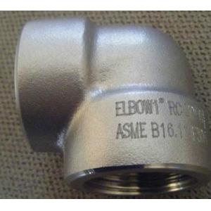 Buy cheap stainless ASTM A182 F316N threaded elbow product