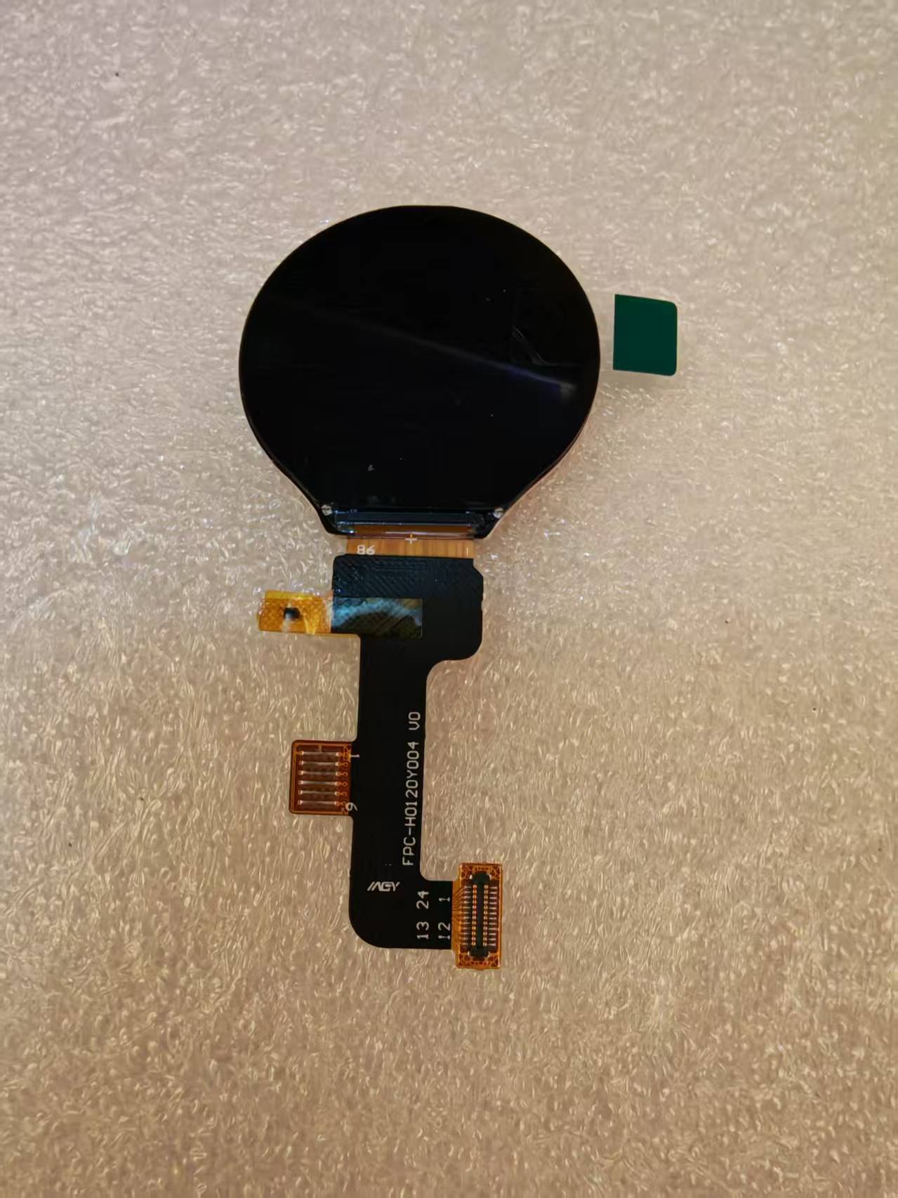 1.2 Inch Round TFT Display 240x240 Resolution MCU Interface Driving IC NV3002B 400C/D brightness