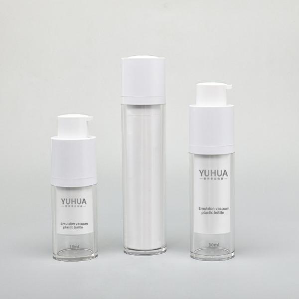 FDA Plastic Packaging Bottles 15ml 30ml 50ml Clear Round Shape