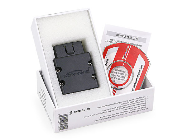 KONNWEI KW902 Bluetooth Diagnostic Scanner Elm327 Obd2 Original Bluetooth 5 Colors