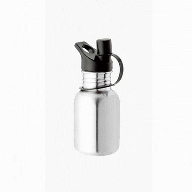 Buy cheap 350ml Single wall stainless steel sports bottle with lid product
