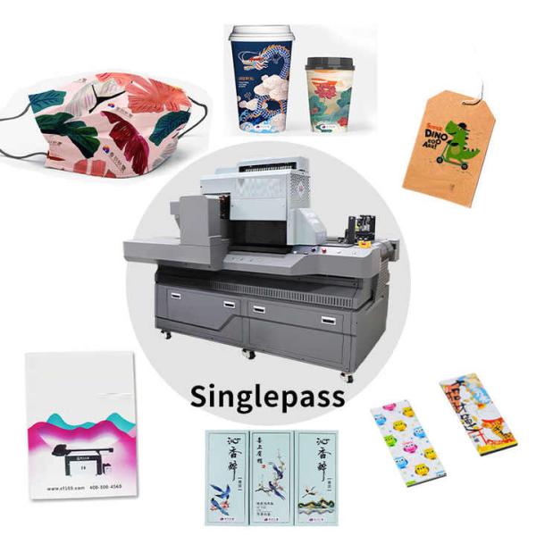 High Resolution Single Pass UV Printer With Non-standard Customization And Customizable Loading And Unloading