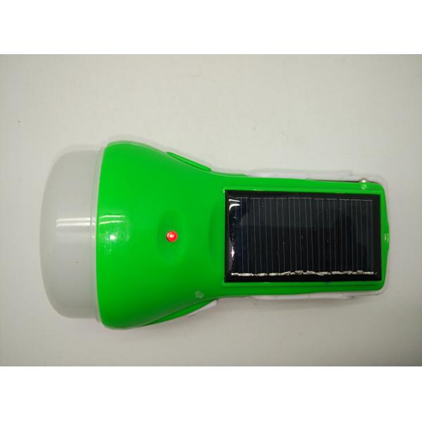 BN-210S Solar Power Torch Lighter Rechargeable Battery LED Flashlight