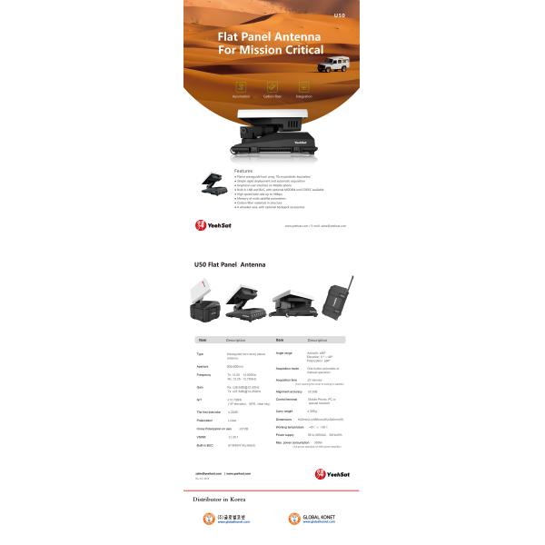 YeehSat U50 - Wave Guide Array Flat Panel Antenna