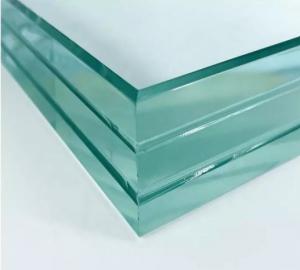 Buy cheap 3 Layer Tempered Laminated Glass Sheets For Building Thickness 48.04mm product