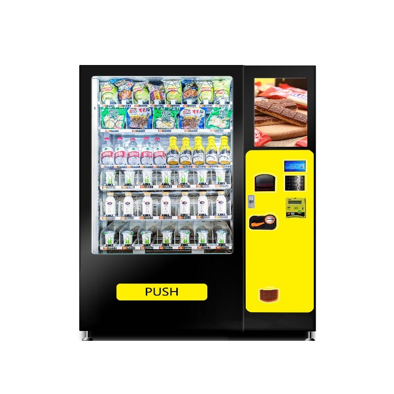Buy cheap Refrigerated Milk Vending Machines Infrared Machine Open Drink Vending Machine product