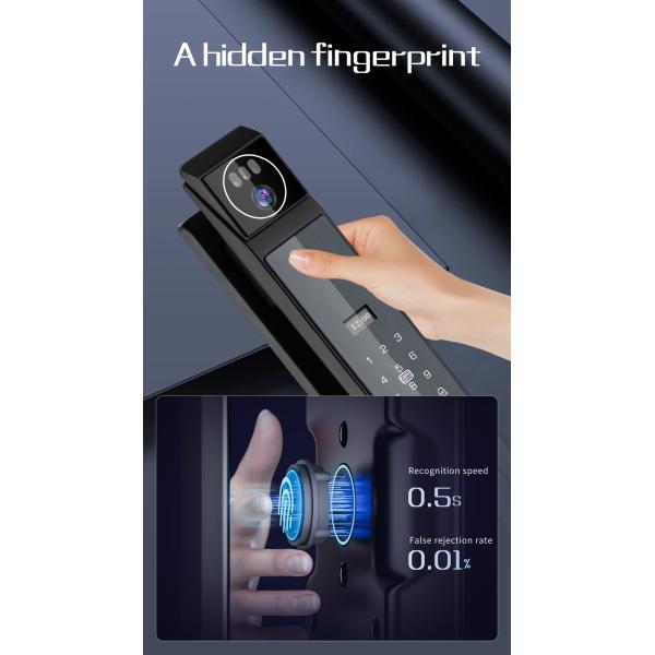 S940Max Automatic Door Lock With 3D Face ID Fingerprint Code WiFi Video Calling Key Card