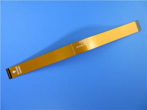 Buy cheap Yellow Coverlay 1oz Double Sided FPC With Immersion Gold Header product