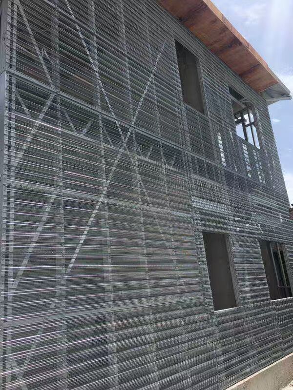 V Type Reinforced Rib Lath Mesh , 610mm Width 0.3mm Thickness Galvanized Metal Lath