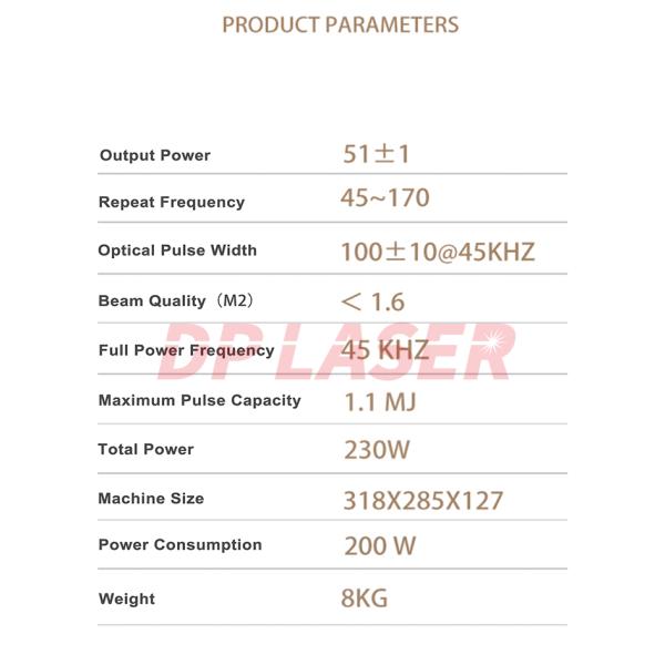 50W Raycus Laser Source Pulse Fiber Laser Cleaning Machine Mini Portable