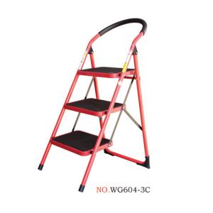 Steel 1.07m 3 Step Telescopic A Frame Step Ladder