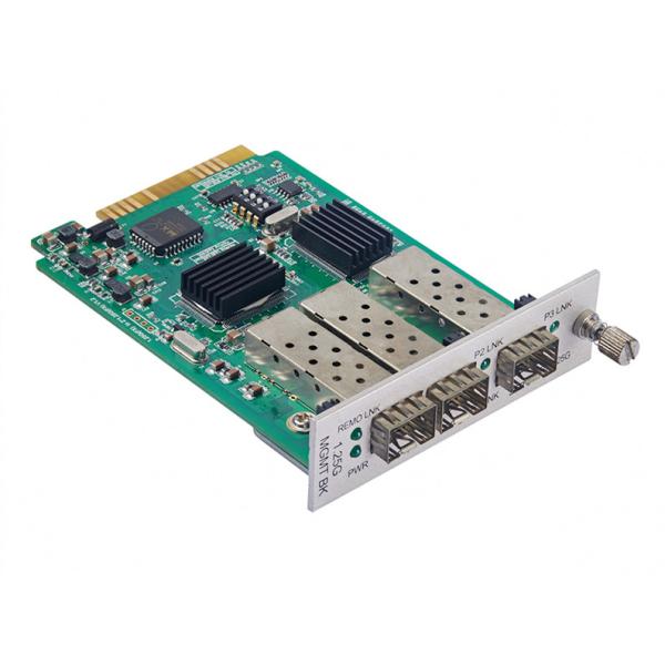 Remote Standalone 1.25G 1xSFP to 2xSFP Manageable Media Converter Fiber Protection