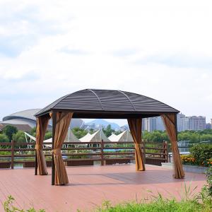 Buy cheap Garden Morden Party Double Polycarbonate Roof Gazebo Rust Proof product