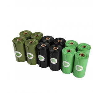 Buy cheap 100pcs/roll 2.6 Gallon 10l Handle-tie Biodegradable Compostable Kitchen Waste Trash Garbage Bags product