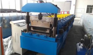 Buy cheap Roof Panel Standing Seam Roll Forming Machine With Rib And Electrical Seaming Machine product