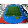 Buy cheap Large Construction Project Rubber Running Track For Stadium Flooring In Suphan from wholesalers