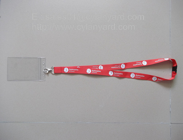 Polyester lanyard maker for plastic badge neck ribbons wholesale