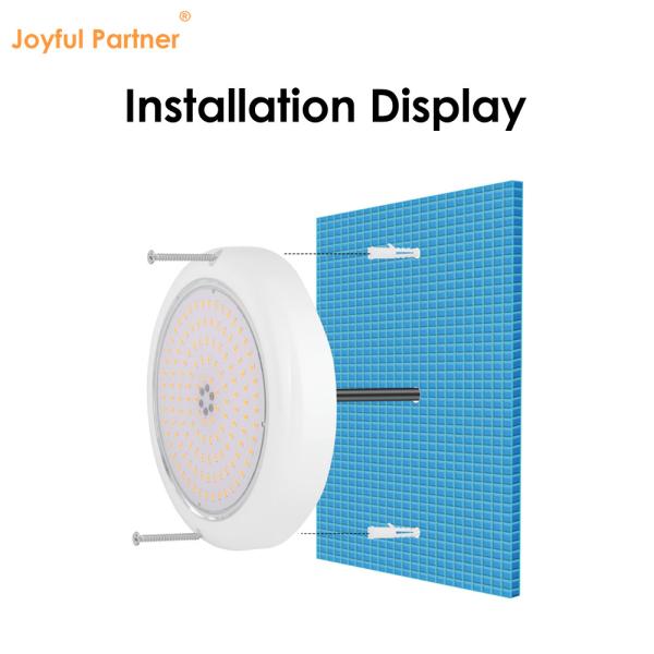 Surface Mounted Resin Filled IP68 AC12V ABS+PC RGBW SMD 2835 Underwater Swimming Pools Lighting