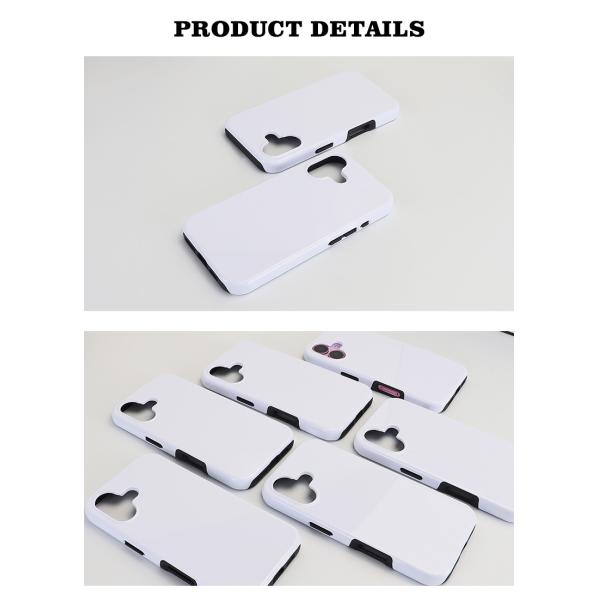 2In1 3D Film Sublimation Phone Case Strong Magnetic For IPhone 16 15 Pro Max