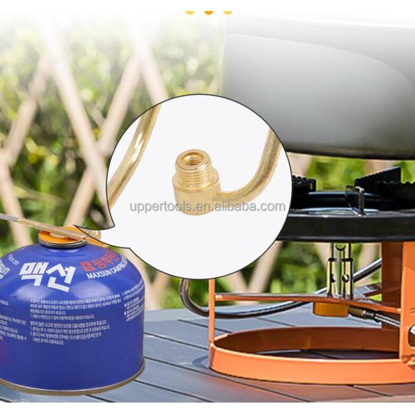 Kitchen Heating Tool Camping Gas Cartridge Stove Burner Connector Conversion Adapter