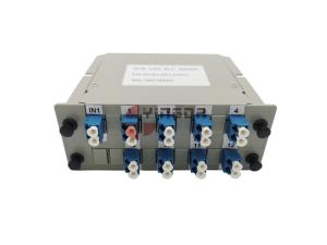 Buy cheap LC SC ABS Fiber Optic Passive Splitter 16 Port LGX Cassette Module 2X16 Flame Retardant product