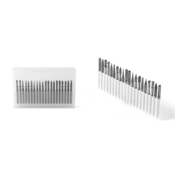 Tungsten Carbide File- 0.118" (3mm) Shank, Rotary Tool Cutting Burrs
