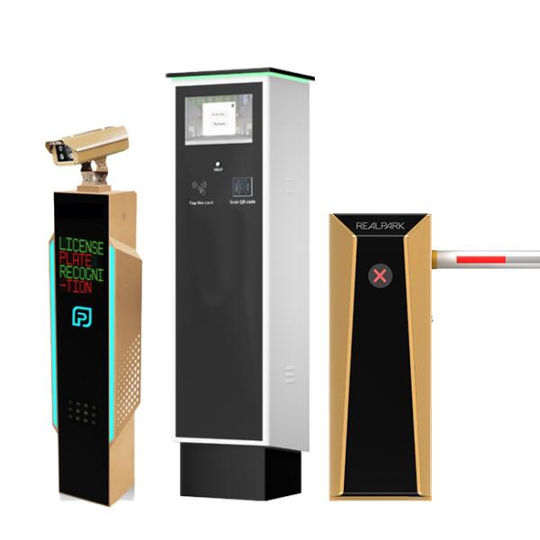 Automated Parking Solution with 5MP Camera and LED Display for LPR Gate System