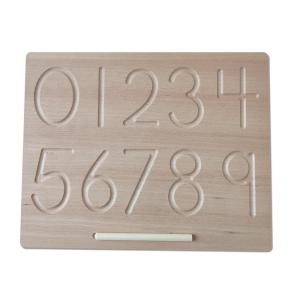 Alphabets Board 29cm Wooden Math Toy Counting Teaching Language