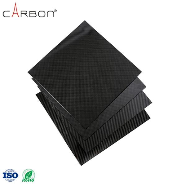 Hot Item Matte Metallic Brushed 3K Carbon Fiber Sheet Plate With Cut 0.005% S Content