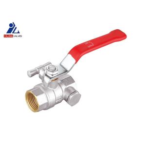 China CNC Machines Brass Ball Valve Drain Cock CW617 25 Bar on sale