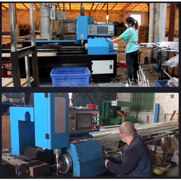 Round Stainless Steel Tube Laser Cutting Machine 380v 500-1500w Laser Cutter