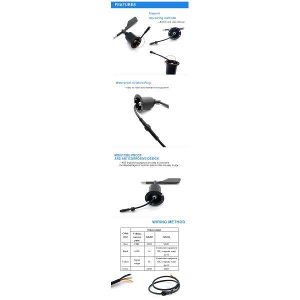 BGT-FX1 4-20mA 0-5V RS485 Arduino Zigbee Wind Direction Sensor for Agriculture