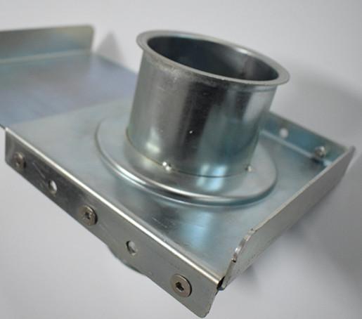 Quality Round Head  Duct Zone Dampers Stainless Steel Blast Gate Stamping Welding Connection for sale
