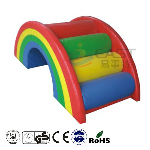 Multi Color Kids Soft Foam Blocks PVC Software Material Easy Assembly
